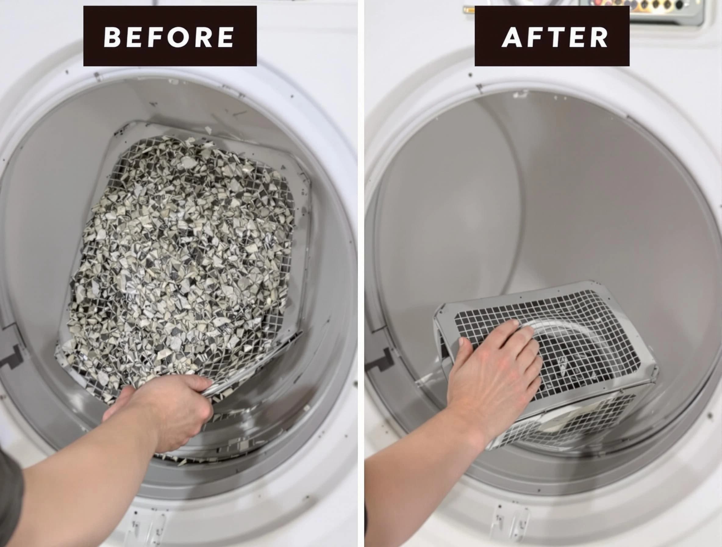 Professional lint trap cleaning by Shaler Dryer Vent Cleaning in Shaler