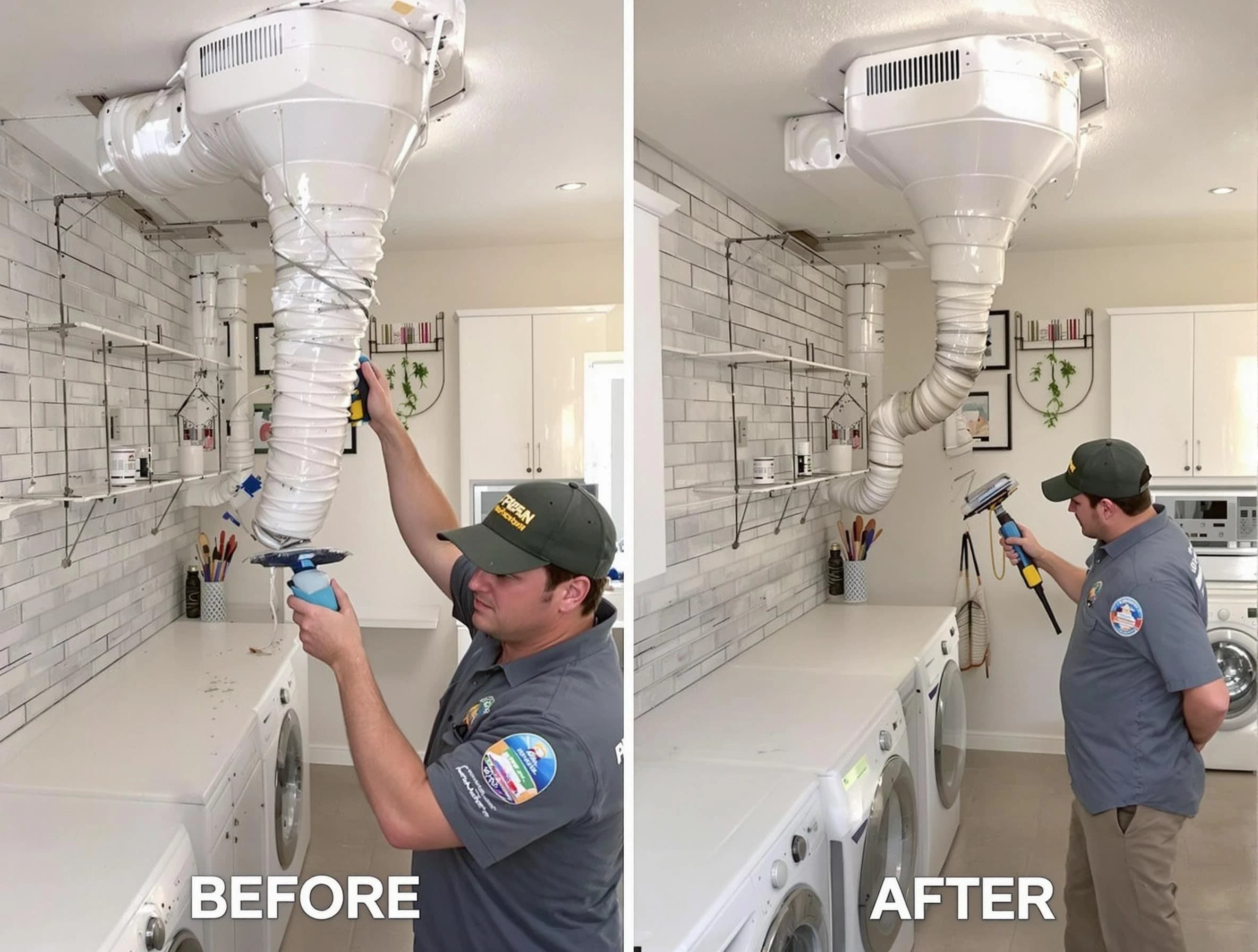 Professional dryer exhaust vent cleaning by Shaler Dryer Vent Cleaning in Shaler