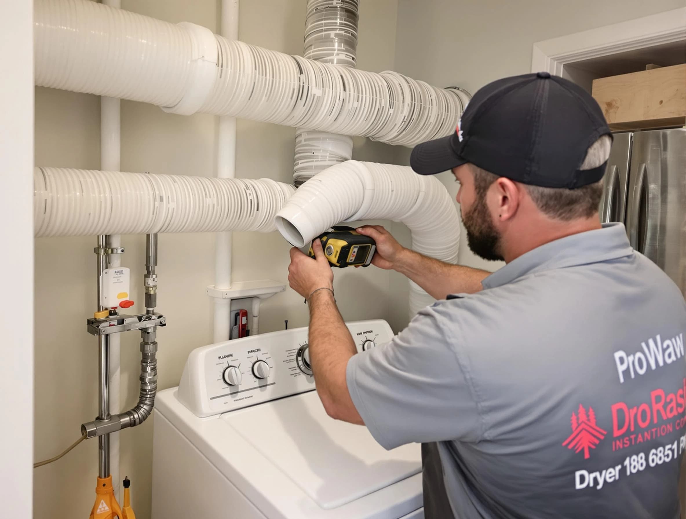 Professional dryer vent hose installation by Shaler Dryer Vent Cleaning in Shaler